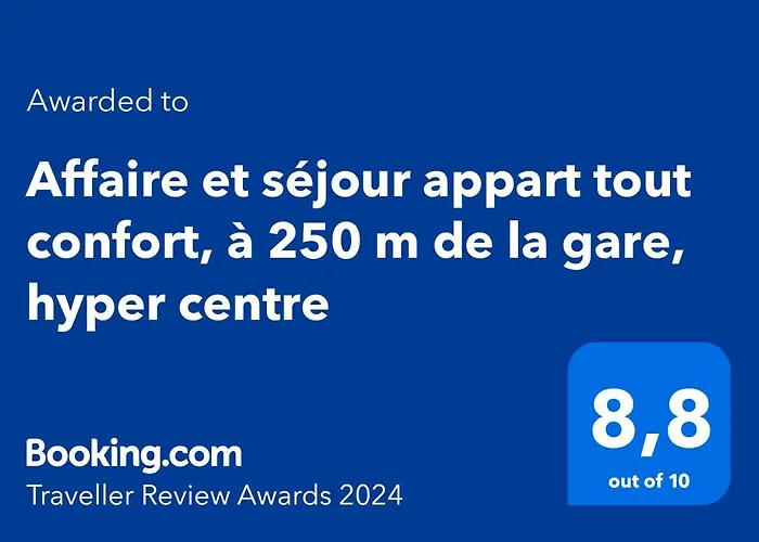 Appartement Avec Balcon A 250 M De La Gare, Hyper Centre